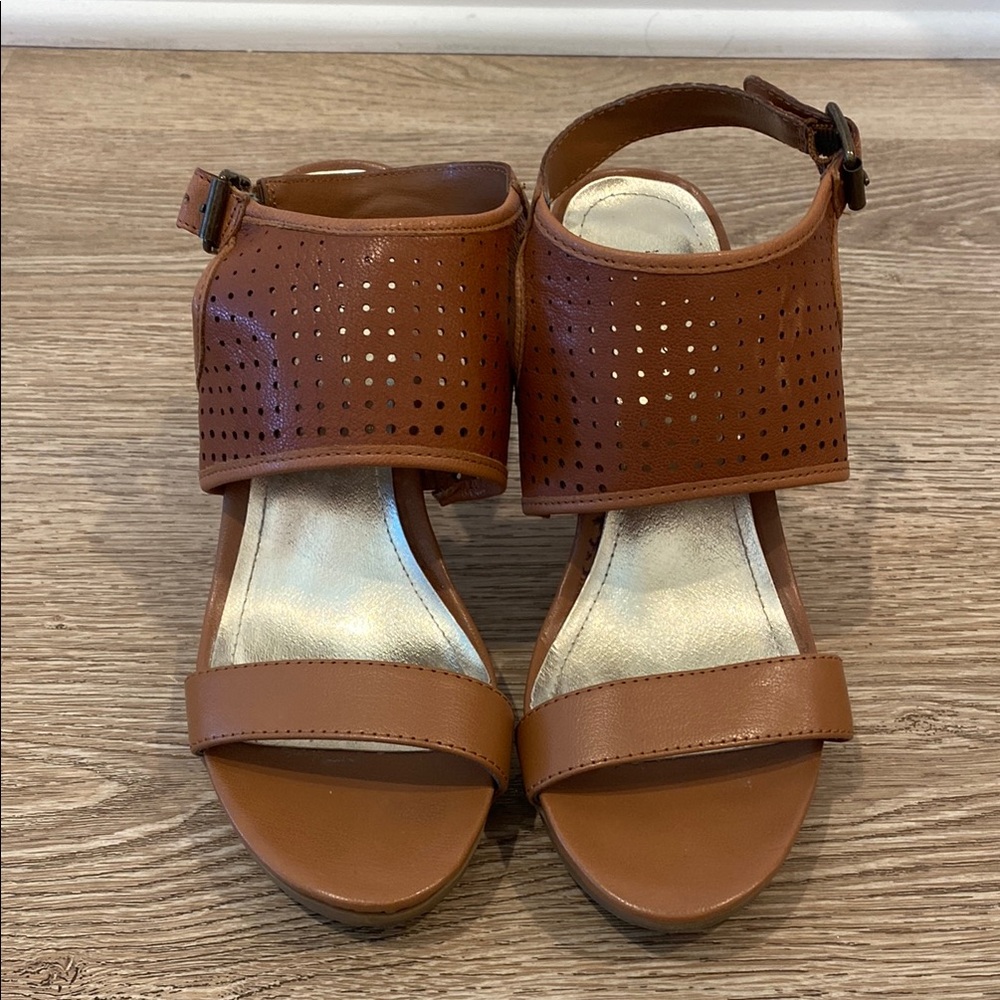 Kenneth Cole Brown Leather Women's Sandals